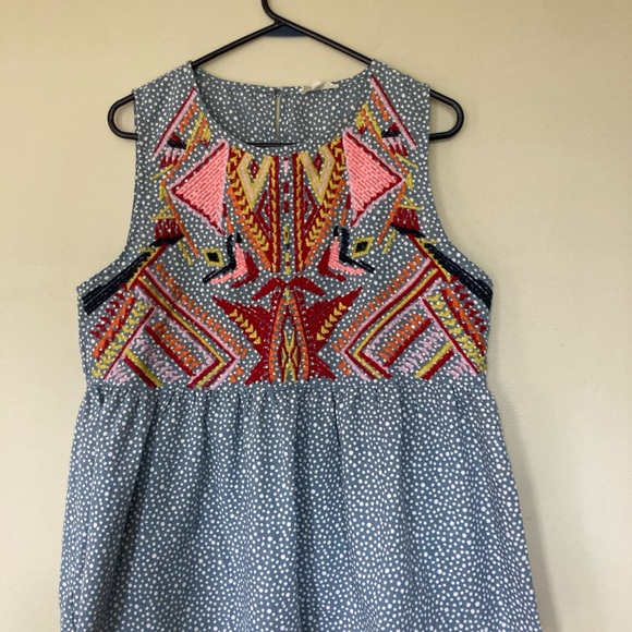 Entro Polka Dot Top with Vibrant Embroidery - Picture 6 of 6